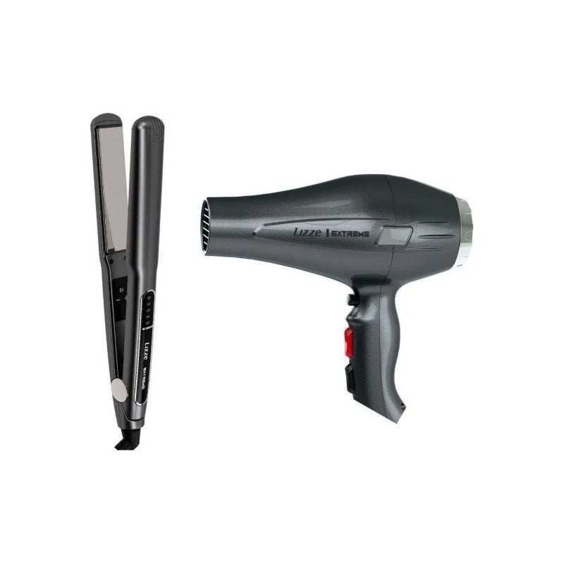 KIT LISSEUR EXTREME TITANIUM & SÈCHE-CHEVEUX EXTREME 127V - LIZZE